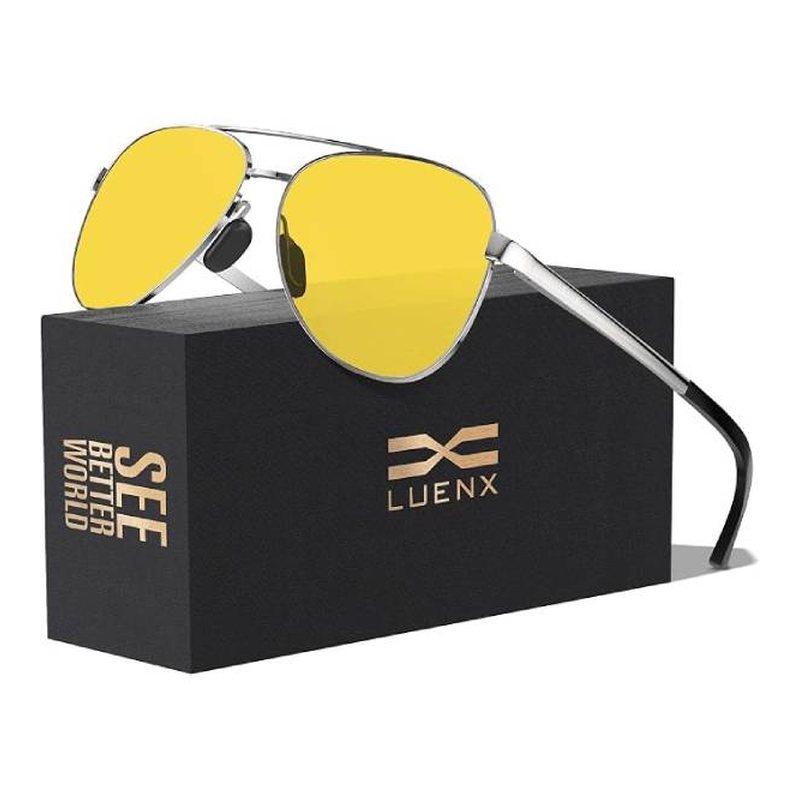 Luenx Aviator Sunglasses, UV400
